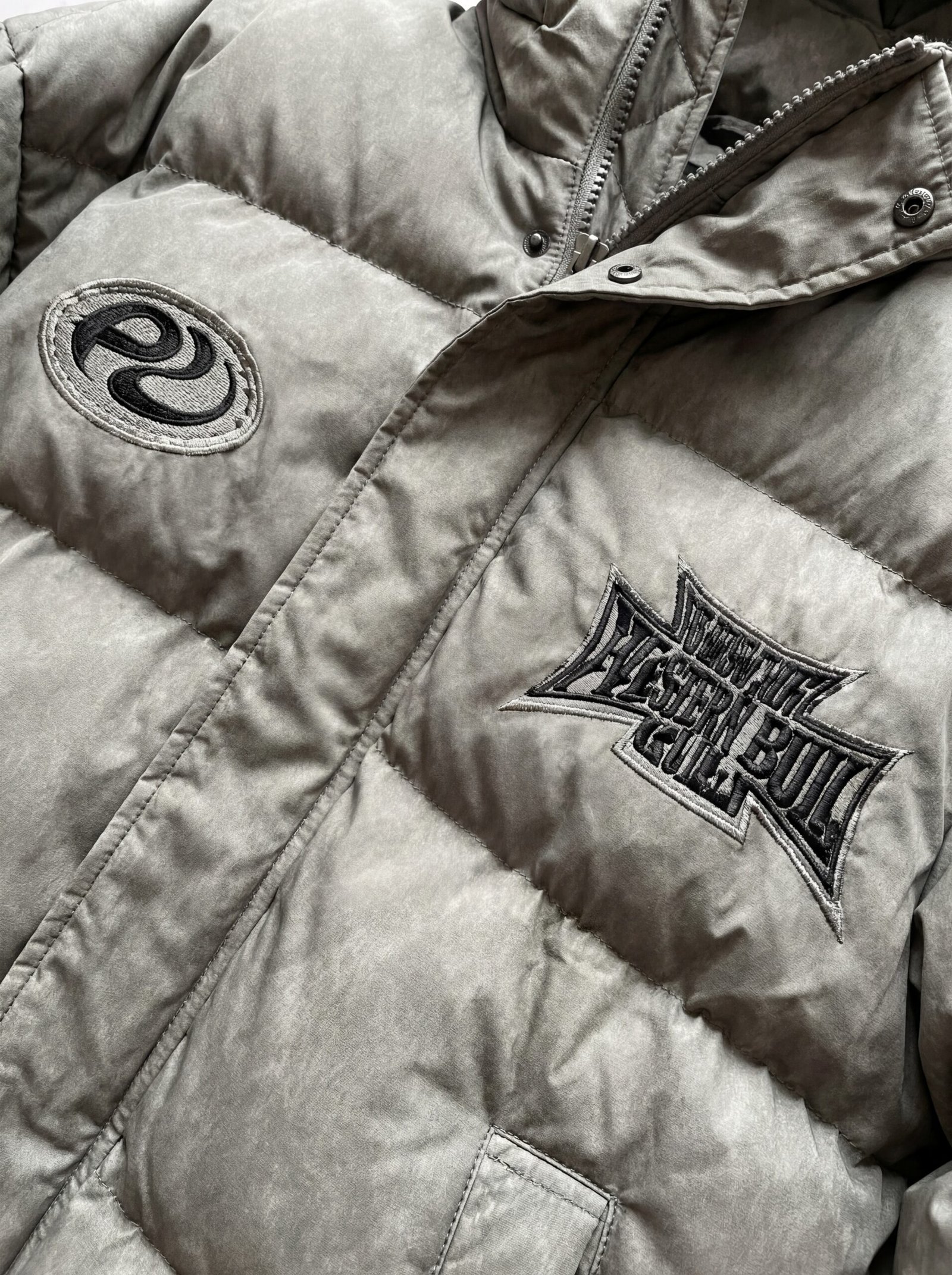 Slim Fit Lined Hooded Zippered Padded Waterproof Jacket - Image 2