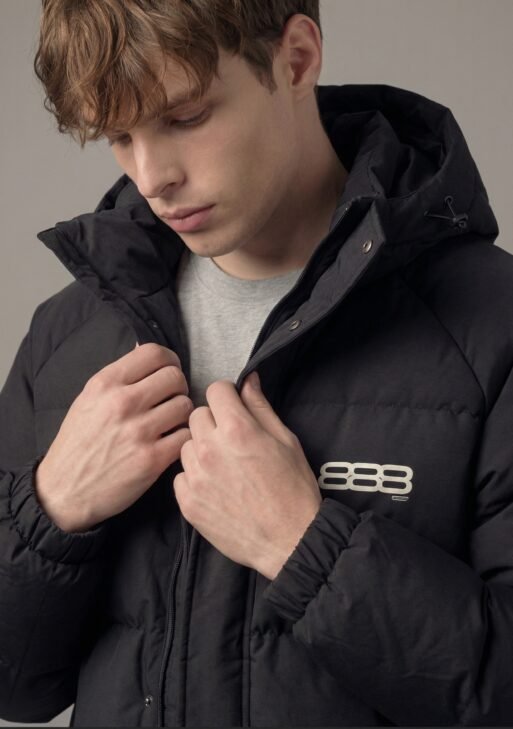 Puffer winter jacket, water-resistant