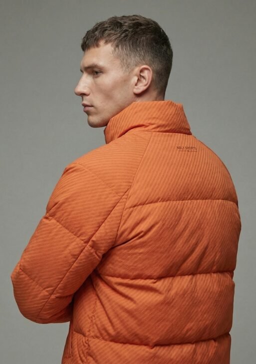 Regular Fit Hooded Lined Windproof Waterproof Puffer Jacket