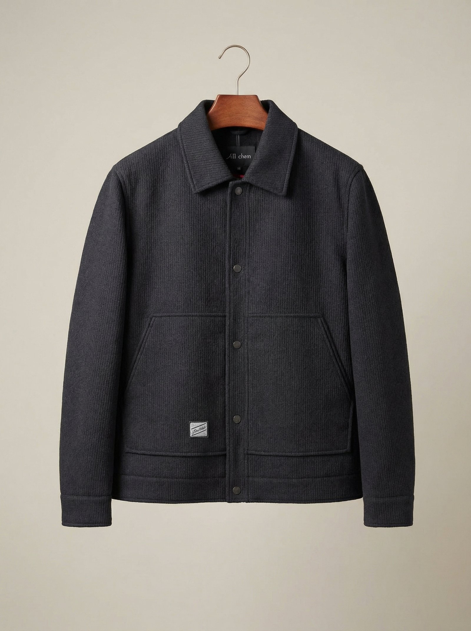 بليزر بحاشية ياقة بولو مقاس عادي - الصورة 3