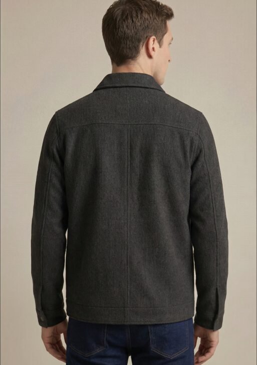 بليزر بحاشية ياقة بولو مقاس عادي