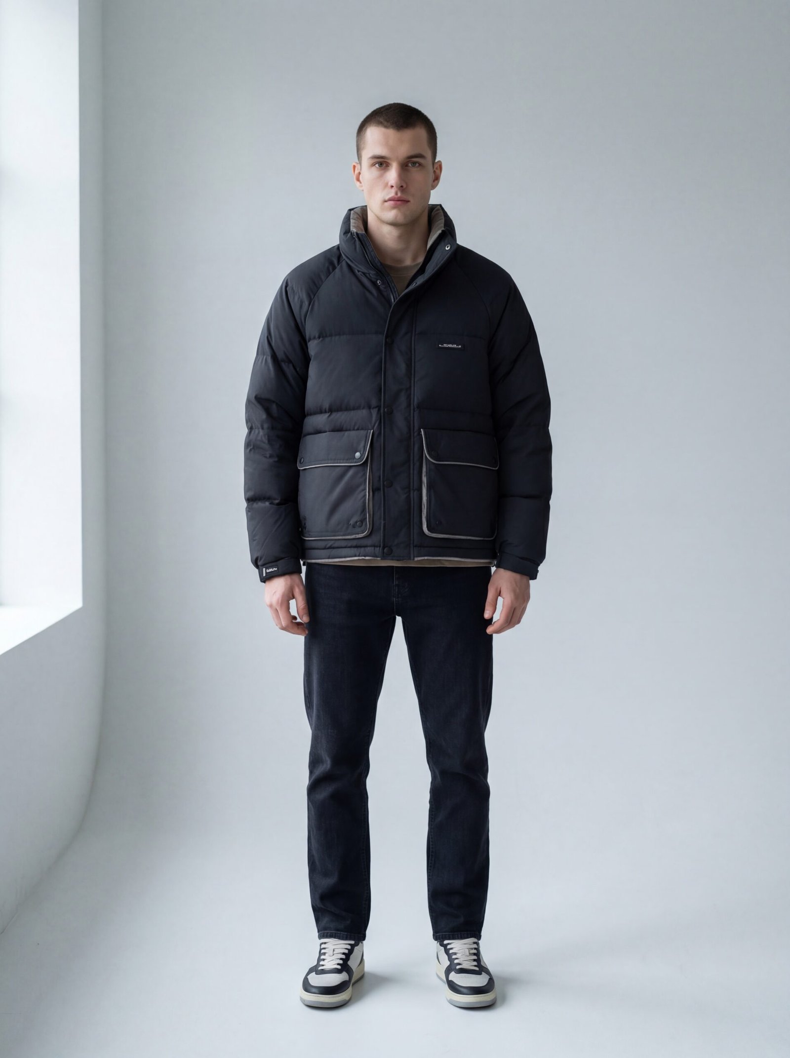 Men's long-sleeved winter jacket - Image 8