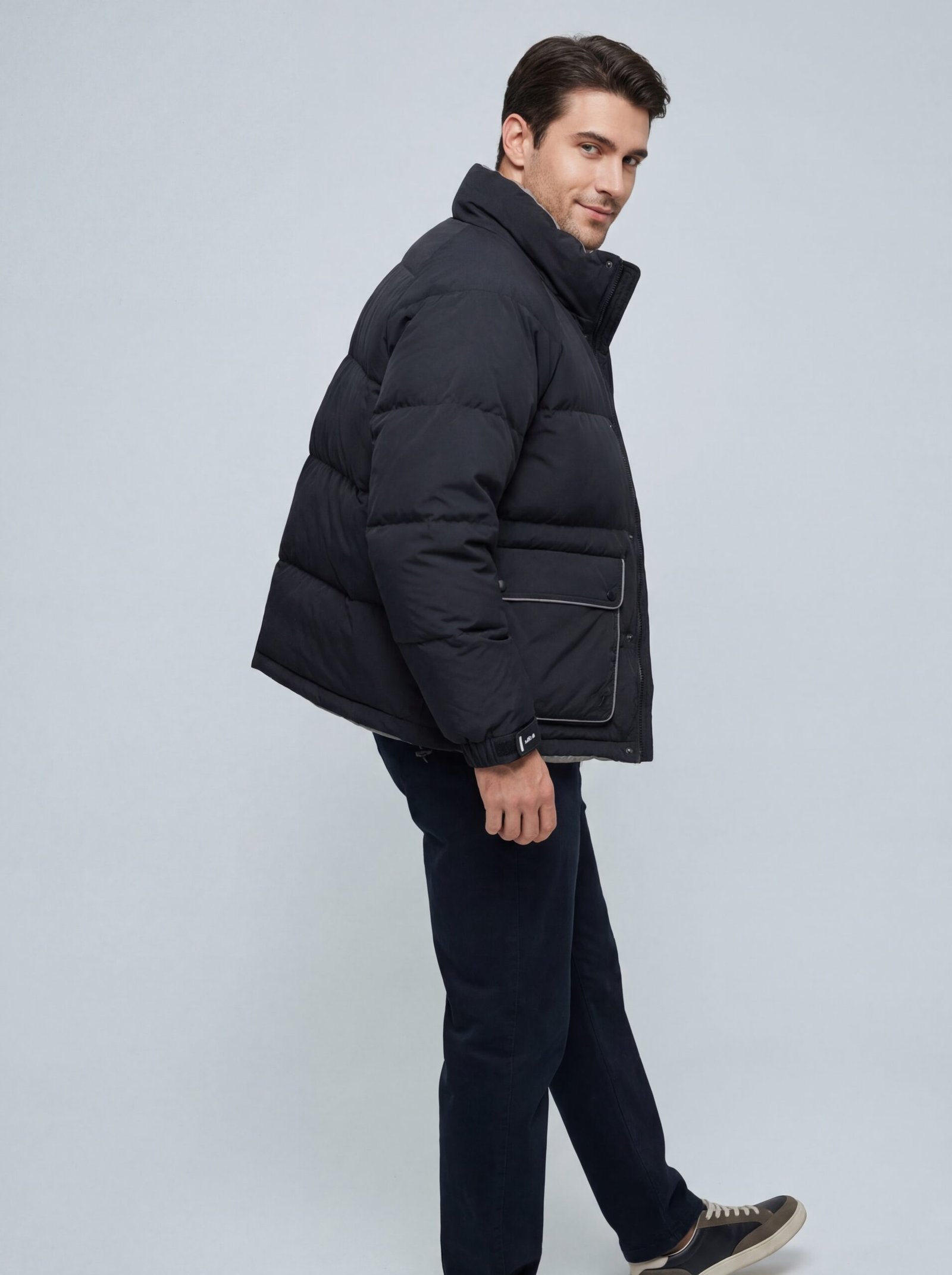 Men's long-sleeved winter jacket - Image 6