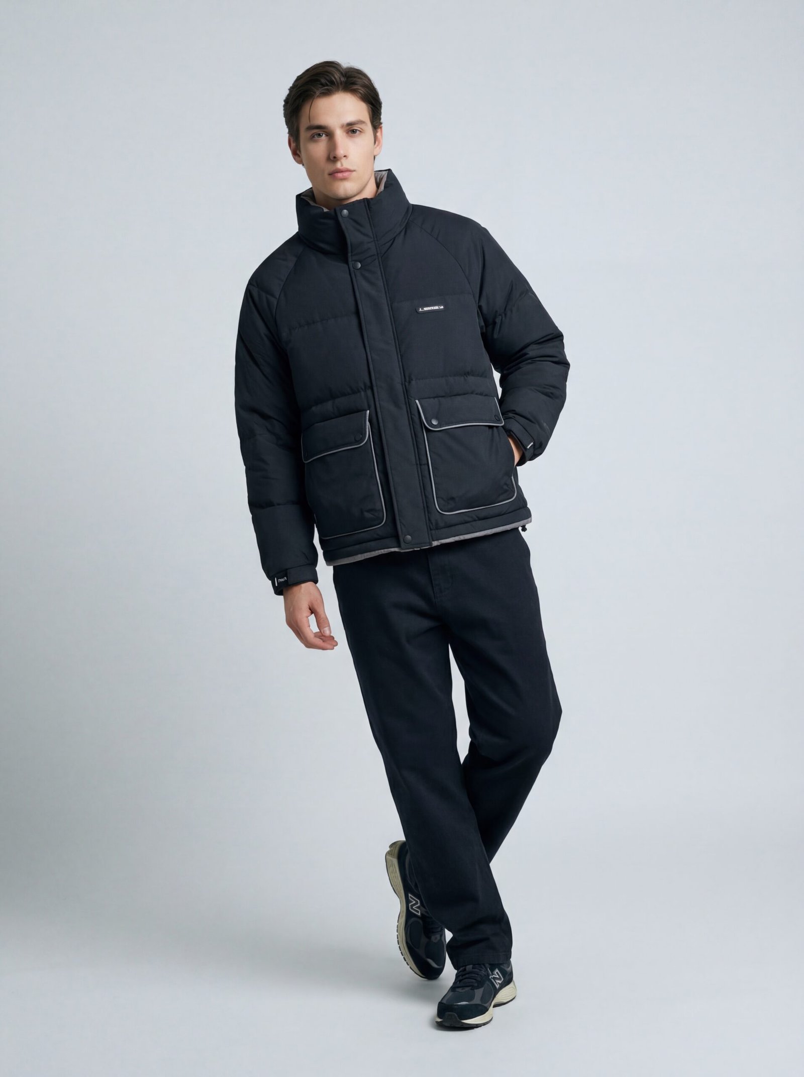 Men's long-sleeved winter jacket - Image 5
