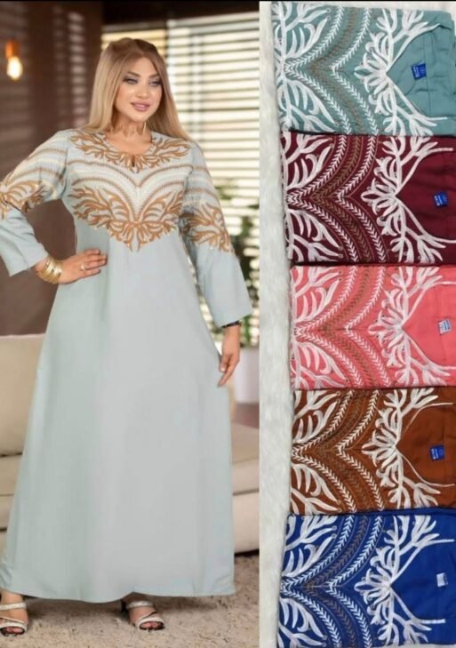 جلابيه حريمى استقبال مناسبه للكل مناسبات