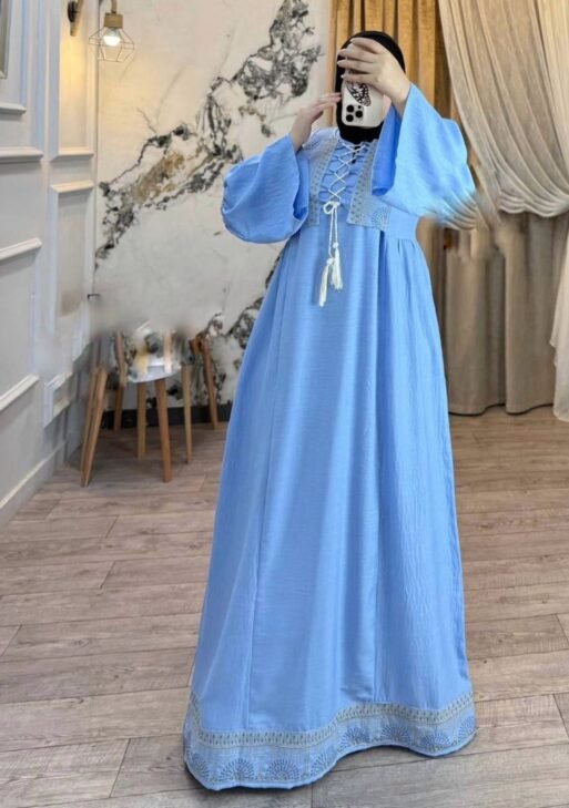 جلابيه حريمى استقبال مناسبه للكل مناسبات