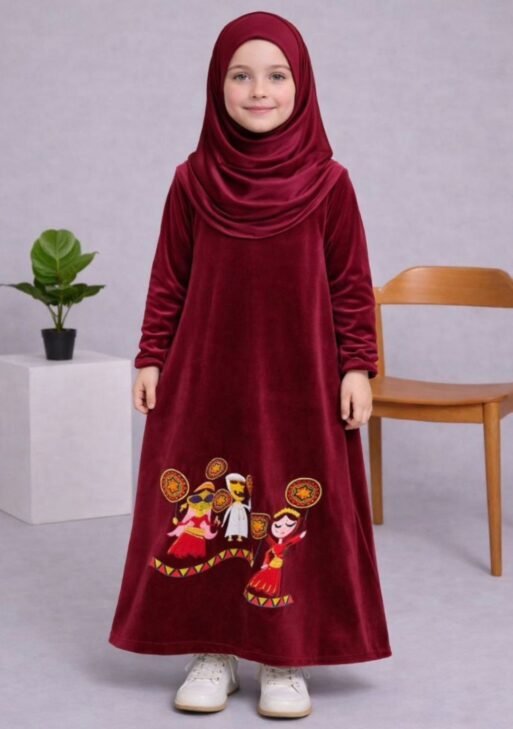 جلال طرحه متصل قطيفة فرنساوي