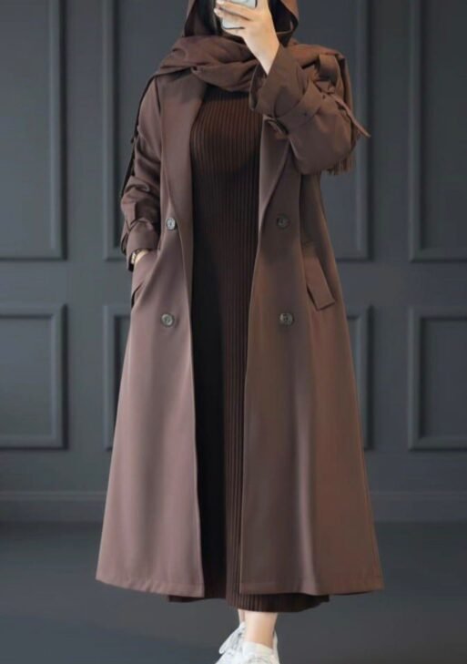 بالطو عملي جوخ قطعتين