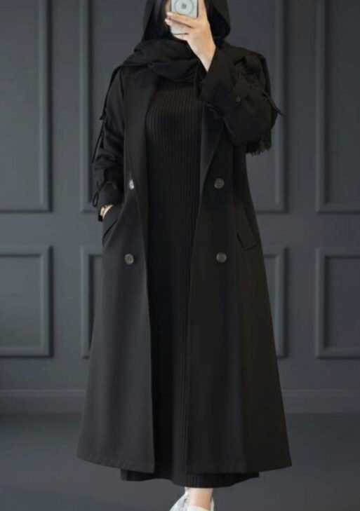 بالطو عملي جوخ قطعتين